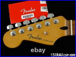 LEFTY Fender Player Plus Series Stratocaster Strat NECK+LOCKING TUNERS Pau Ferro