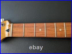 LEFTY Fender Player Plus Stratocaster Strat NECK & LOCKING TUNERS 22 Frets 12
