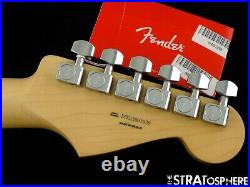 LEFTY Fender Player Stratocaster Strat NECK &TUNERS Modern C Shape, Pau Ferro