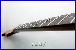 LEFTY STAINLESS STEEL/Rosewood/ Roasted/STRATOCASTER Neck/fits Warmoth, Warmoth