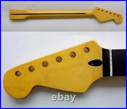 LEFTY Stratocaster Guitar Neck/22 Med Jumbo withWarmoth Bone Nutfits Fender STRAT