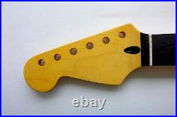 LEFTY Stratocaster Guitar Neck/43mm withWarmoth Bone Nut fits Fender STRAT