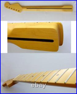 LEFTY /Stratocaster Neck-(43mm) Nut Width/ 22 JUMBO/Warmoth Bone Nut/fits Fender LEFTY /Stratocaster Neck-(43mm) Nut Width/ 22 JUMBO/Warmoth Bone Nut/fits Fender