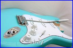 LOADED Stratocaster Alder BODY/ Daphne Blue /Pickguard, Pickups, Bridge add Neck