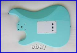LOADED Stratocaster Alder BODY/ Daphne Blue /Pickguard, Pickups, Bridge add Neck
