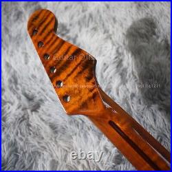 Left Flame Light Fender Stratocaster Electric Guitar Neck CNC and Handmade Left Flame Light Fender Stratocaster Electric Guitar Neck CNC and Handmade