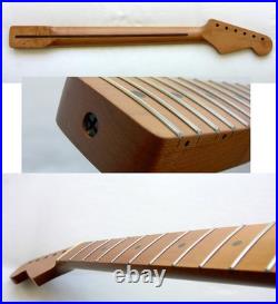 Lefty / ROASTED 1-Piece Stratocaster Neck/ withWarmoth Bone Nut STRAT fits Fender