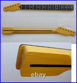 Lefty / TELECASTER Neck/43mm Width/MOP/22 withWarmoth Bone Nut fits Fender TELE