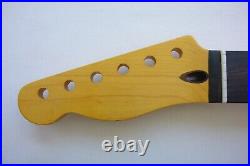 Lefty / TELECASTER Neck/43mm Width/MOP/22 withWarmoth Bone Nut fits Fender TELE