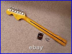 Loaded Fender Squier Classic Vibe 70's Stratocaster Neck withTuners, Plate, Screws