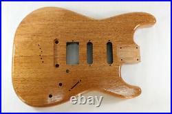 Mahogany HSS Hardtail guitar body fits Fender Strat Stratocaster necks J079
