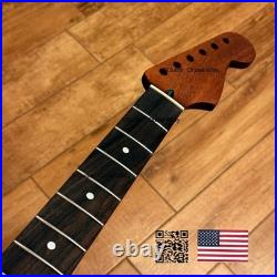Mahogany Rosewood Strat Neck Satin Fits Stratocaster Warmoth & Fender Body MgSR3