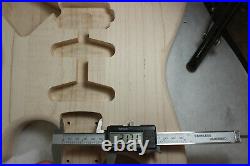 Maple HSS Hardtail guitar body fits Fender Strat Stratocaster necks J467