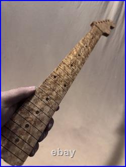 Master Grade Birdseye Maple Strat Guitar Neck Fits Fender & Warmoth