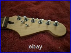 Mighty Mite Licensed Fender Strat Stratocaster Guitar Neck 22 Frets + USA Tuners
