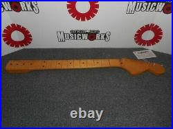 NEW Allparts Fender Licensed Large Headstock Maple Strat Neck, Poly, #LMF