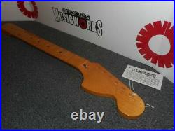 NEW Allparts Fender Licensed Large Headstock Maple Strat Neck, Poly, #LMF