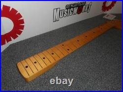 NEW Allparts Fender Licensed Large Headstock Maple Strat Neck, Poly, #LMF