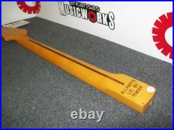 NEW Allparts Fender Licensed Maple Strat Neck, 7-1/4 R, Nitro Finish #SMNF