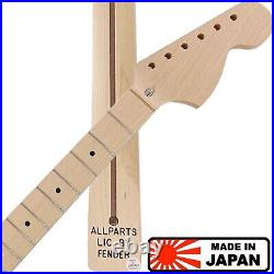 NEW Allparts LMO Fender Licensed Neck For Stratocast Solid 1 piece Maple Japan