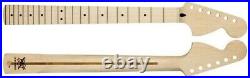 NEW Fender Lic Maple Stratocaster Strat NECK Large 70s Headstock MM2935-M