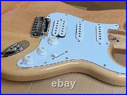 NEW Fender Squier Affinity LE HH Stratocaster NATURAL LOADED BODY