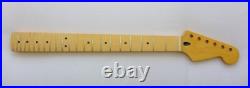 NEWithStratocaster Neck-(43mm) Nut Width/ 22 JUMBO/Warmoth Bone Nut/fits Fender NEWithStratocaster Neck-(43mm) Nut Width/ 22 JUMBO/Warmoth Bone Nut/fits Fender