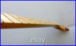 NEWithStratocaster Neck-(43mm) Nut Width/ 22 JUMBO/Warmoth Bone Nut/fits Fender NEWithStratocaster Neck-(43mm) Nut Width/ 22 JUMBO/Warmoth Bone Nut/fits Fender