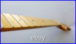 NEWithStratocaster Neck-(43mm) Nut Width/ 22 JUMBO/Warmoth Bone Nut/fits Fender NEWithStratocaster Neck-(43mm) Nut Width/ 22 JUMBO/Warmoth Bone Nut/fits Fender