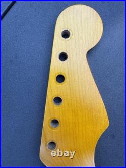 NOS ALLPARTS LICENSED Rosewood Stratocaster Neck with binding