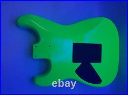 Neon Green Strat Stratocaster body Fits Fender neck P365