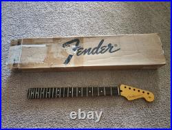Original Custom Fender Stratocaster Maple Guitar Neck with Headstock