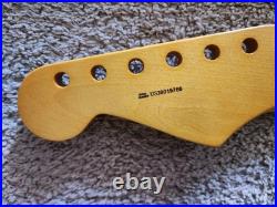 Original Custom Fender Stratocaster Maple Guitar Neck with Headstock