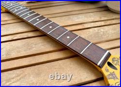 Proper Instruments 1-of-1 Nitro Stratocaster Replacement Neck Tattooed & Amber