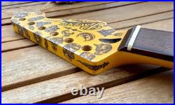 Proper Instruments 1-of-1 Nitro Stratocaster Replacement Neck Tattooed & Amber