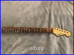 RARE Gold Label Squier II Fender Stratocaster Guitar Neck Rosewood Fretboard
