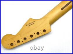REAL PICS! Fender REVERSE HEADSTOCK Strat Neck 22 Fret! Maple Stratocaster MIM