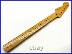 REAL PICS! Fender REVERSE HEADSTOCK Strat Neck 22 Fret! Maple Stratocaster MIM