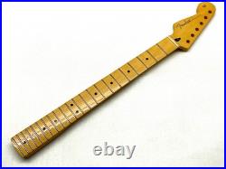 REAL PICS! Fender REVERSE HEADSTOCK Strat Neck 22 Fret! Maple Stratocaster MIM