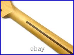 REAL PICS! Fender REVERSE HEADSTOCK Strat Neck 22 Fret! Maple Stratocaster MIM