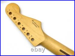 REAL PICS! Fender REVERSE HEADSTOCK Strat Neck 22 Fret! Maple Stratocaster MIM