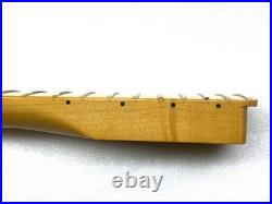REAL PICS! Fender REVERSE HEADSTOCK Strat Neck 22 Fret! Maple Stratocaster MIM