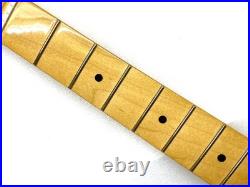 REAL PICS! Fender REVERSE HEADSTOCK Strat Neck 22 Fret! Maple Stratocaster MIM