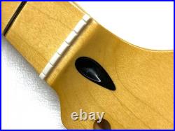 REAL PICS! Fender REVERSE HEADSTOCK Strat Neck 22 Fret! Maple Stratocaster MIM