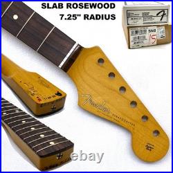 REAL PICS Fender Strat SLAB ROSEWOOD 60's Neck Vintera II 7.25 Radius 21 Fret C