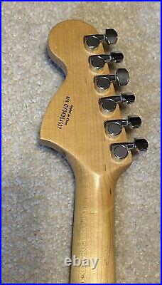 Rare RED 2004 Fender Squier Affinity Stratocaster Neck 70's Style Headstock NICE