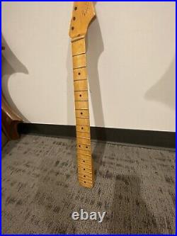 Relic aged Strat neck pencil date 9/57 Fender Stratocaster decal maple MIJ Tokai