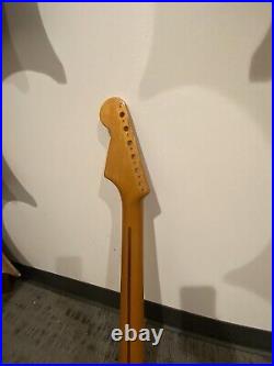 Relic aged Strat neck pencil date 9/57 Fender Stratocaster decal maple MIJ Tokai
