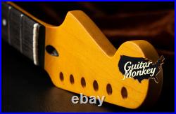 Reverse Headstock Maple Rosewood Slab Stratocaster Jumbo Rolledfrets Satin Nitro