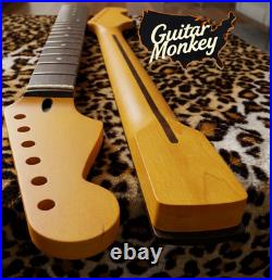 Reverse Headstock Maple Rosewood Slab Stratocaster Jumbo Rolledfrets Satin Nitro